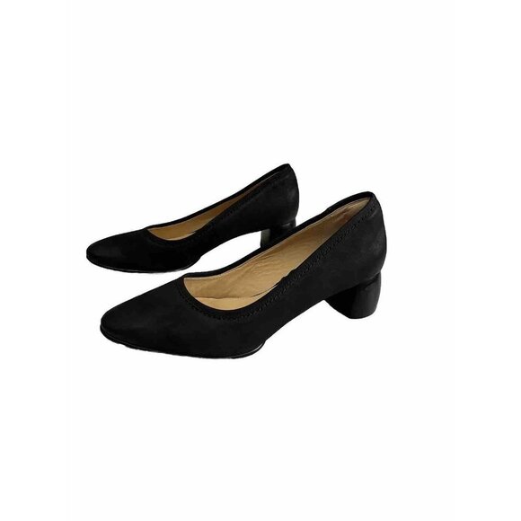 Clarks plus cushion size 9.5 faux leather Grace Olivia Heels - Picture 1 of 12